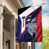 Personalised PNG West New Britain Province Garden Flag Bird of Paradise Tattoo Flag Motif - Polynesian Pride