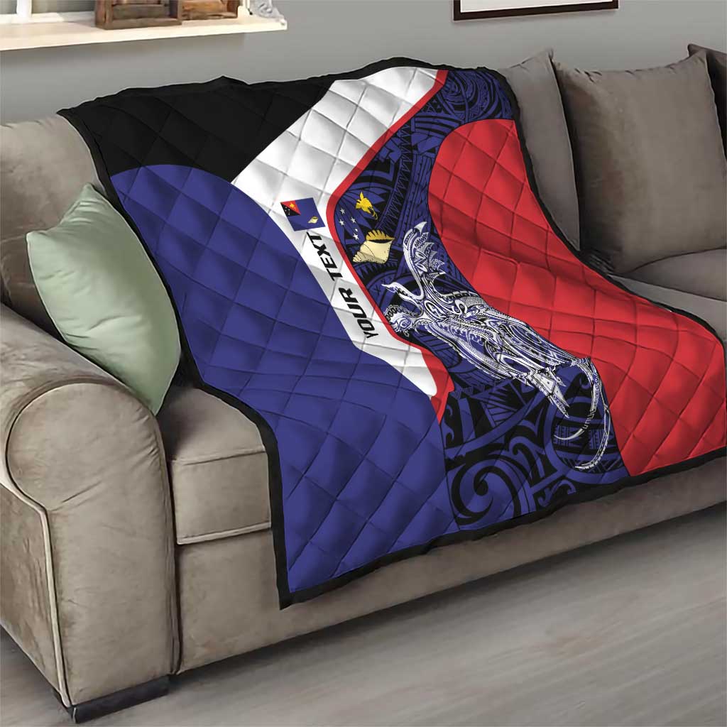 Personalised PNG West New Britain Province Quilt Bird of Paradise Tattoo Flag Motif - Polynesian Pride