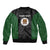 Personalised PNG Western Highlands Province Bomber Jacket Bird of Paradise Tattoo Flag Motif - Polynesian Pride