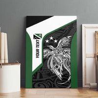 Personalised PNG Western Highlands Province Canvas Wall Art Bird of Paradise Tattoo Flag Motif LT9 - Polynesian Pride