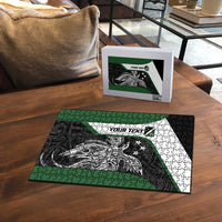 Personalised PNG Western Highlands Province Puzzle Bird of Paradise Tattoo Flag Motif - Polynesian Pride