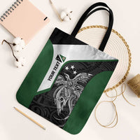 Personalised PNG Western Highlands Province Tote Bag Bird of Paradise Tattoo Flag Motif - Polynesian Pride