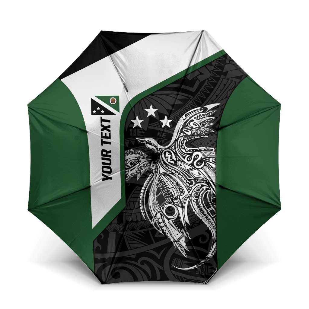 Personalised PNG Western Highlands Province Umbrella Bird of Paradise Tattoo Flag Motif LT9 One Size Folded 11.42 inch Opened Diameter 37.4 inch Green - Polynesian Pride