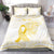 Be Bold Go Gold Polyneisan Ribbon Childhood Personalised Bedding Set