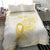 Be Bold Go Gold Polyneisan Ribbon Childhood Personalised Bedding Set