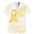 Be Bold Go Gold Polyneisan Ribbon Childhood Personalised Family Matching Mermaid Dress and Hawaiian Shirt
