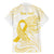 Be Bold Go Gold Polyneisan Ribbon Childhood Personalised Family Matching Mermaid Dress and Hawaiian Shirt