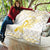 Be Bold Go Gold Polyneisan Ribbon Childhood Personalised Quilt