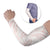 White Sunday Lotu Tamaiti Arm Sleeves Polynesian Wave Pastel Blush - Polynesian Pride