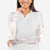 White Sunday Lotu Tamaiti Arm Sleeves Polynesian Wave Pastel Blush - Polynesian Pride