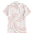 White Sunday Lotu Tamaiti Family Matching Short Sleeve Bodycon Dress and Hawaiian Shirt Polynesian Wave Pastel Blush - Polynesian Pride