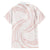 White Sunday Lotu Tamaiti Family Matching Tank Maxi Dress and Hawaiian Shirt Polynesian Wave Pastel Blush - Polynesian Pride