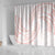 White Sunday Lotu Tamaiti Shower Curtain Polynesian Wave Pastel Blush - Polynesian Pride