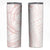 White Sunday Lotu Tamaiti Skinny Tumbler Polynesian Wave Pastel Blush - Polynesian Pride