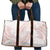 White Sunday Lotu Tamaiti Travel Bag Polynesian Wave Pastel Blush - Polynesian Pride
