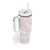 White Sunday Lotu Tamaiti Tumbler With Handle Polynesian Wave Pastel Blush - Polynesian Pride
