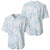 White Sunday Lotu Tamaiti Baseball Jersey Polynesian Wave Pastel Cyan - Polynesian Pride