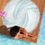 White Sunday Lotu Tamaiti Beach Blanket Polynesian Wave Pastel Cyan - Polynesian Pride