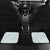 White Sunday Lotu Tamaiti Car Mats Polynesian Wave Pastel Cyan - Polynesian Pride