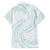 White Sunday Lotu Tamaiti Family Matching Tank Maxi Dress and Hawaiian Shirt Polynesian Wave Pastel Cyan - Polynesian Pride