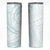 White Sunday Lotu Tamaiti Skinny Tumbler Polynesian Wave Pastel Cyan - Polynesian Pride