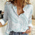 White Sunday Lotu Tamaiti Women Casual Shirt Polynesian Wave Pastel Cyan - Polynesian Pride