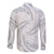 White Sunday Lotu Tamaiti Family Matching Tank Maxi Dress and Hawaiian Shirt Polynesian Wave Pastel Gray - Polynesian Pride