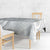 White Sunday Lotu Tamaiti Tablecloth Polynesian Wave Pastel Gray - Polynesian Pride