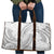 White Sunday Lotu Tamaiti Travel Bag Polynesian Wave Pastel Gray - Polynesian Pride