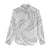 White Sunday Lotu Tamaiti Women Casual Shirt Polynesian Wave Pastel Gray - Polynesian Pride