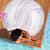 White Sunday Lotu Tamaiti Beach Blanket Polynesian Wave Pastel Mauve - Polynesian Pride