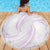 White Sunday Lotu Tamaiti Beach Blanket Polynesian Wave Pastel Mauve - Polynesian Pride