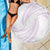 White Sunday Lotu Tamaiti Beach Blanket Polynesian Wave Pastel Mauve - Polynesian Pride