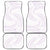 White Sunday Lotu Tamaiti Car Mats Polynesian Wave Pastel Mauve - Polynesian Pride