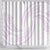 White Sunday Lotu Tamaiti Shower Curtain Polynesian Wave Pastel Mauve - Polynesian Pride