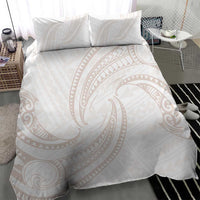 White Sunday Lotu Tamaiti Bedding Set Polynesian Wave Pastel Nude LT9 - Polynesian Pride
