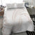 White Sunday Lotu Tamaiti Bedding Set Polynesian Wave Pastel Nude - Polynesian Pride