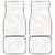 White Sunday Lotu Tamaiti Car Mats Polynesian Wave Pastel Nude - Polynesian Pride