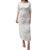 White Sunday Lotu Tamaiti Family Matching Puletasi and Hawaiian Shirt Polynesian Wave Pastel Nude - Polynesian Pride
