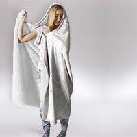 White Sunday Lotu Tamaiti Hooded Blanket Polynesian Wave Pastel Nude LT9 - Polynesian Pride