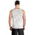 White Sunday Lotu Tamaiti Men Tank Top Polynesian Wave Pastel Nude - Polynesian Pride