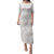 White Sunday Lotu Tamaiti Puletasi Polynesian Wave Pastel Nude - Polynesian Pride