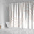 White Sunday Lotu Tamaiti Shower Curtain Polynesian Wave Pastel Nude - Polynesian Pride