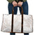 White Sunday Lotu Tamaiti Travel Bag Polynesian Wave Pastel Nude - Polynesian Pride