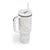 White Sunday Lotu Tamaiti Tumbler With Handle Polynesian Wave Pastel Nude - Polynesian Pride