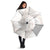 White Sunday Lotu Tamaiti Umbrella Polynesian Wave Pastel Nude - Polynesian Pride