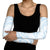 White Sunday Lotu Tamaiti Arm Sleeves Polynesian Wave Pastel Sky Blue - Polynesian Pride
