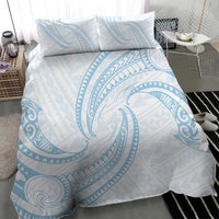 White Sunday Lotu Tamaiti Bedding Set Polynesian Wave Pastel Sky Blue LT9 - Polynesian Pride