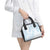White Sunday Lotu Tamaiti Shoulder Handbag Polynesian Wave Pastel Sky Blue - Polynesian Pride