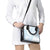 White Sunday Lotu Tamaiti Shoulder Handbag Polynesian Wave Pastel Sky Blue - Polynesian Pride